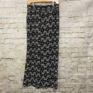Chloe Oliver Anthropologie Black White Chino Style Slacks Pants